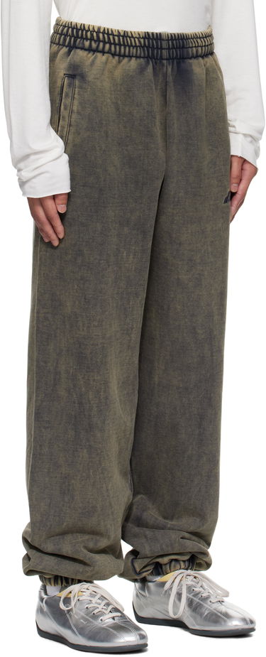 Tepláky We11done We11done Teddy ID Jogger Sweatpants Zelené | WD-TA2-25-708-U-CH, 1