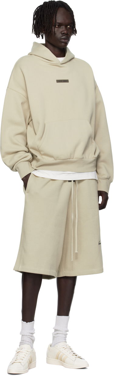 Mikina Fear of God Fear of God ESSENTIALS Classic Fit Fleece Hoodie Béžová | 192SP252056F, 3