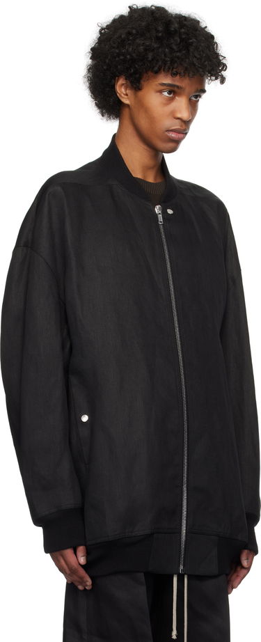 Bomber bunda Rick Owens Rick Owens Hollywood Jumbo Flight Bomber Jacket Čierna | RU01E5793 TWL, 1