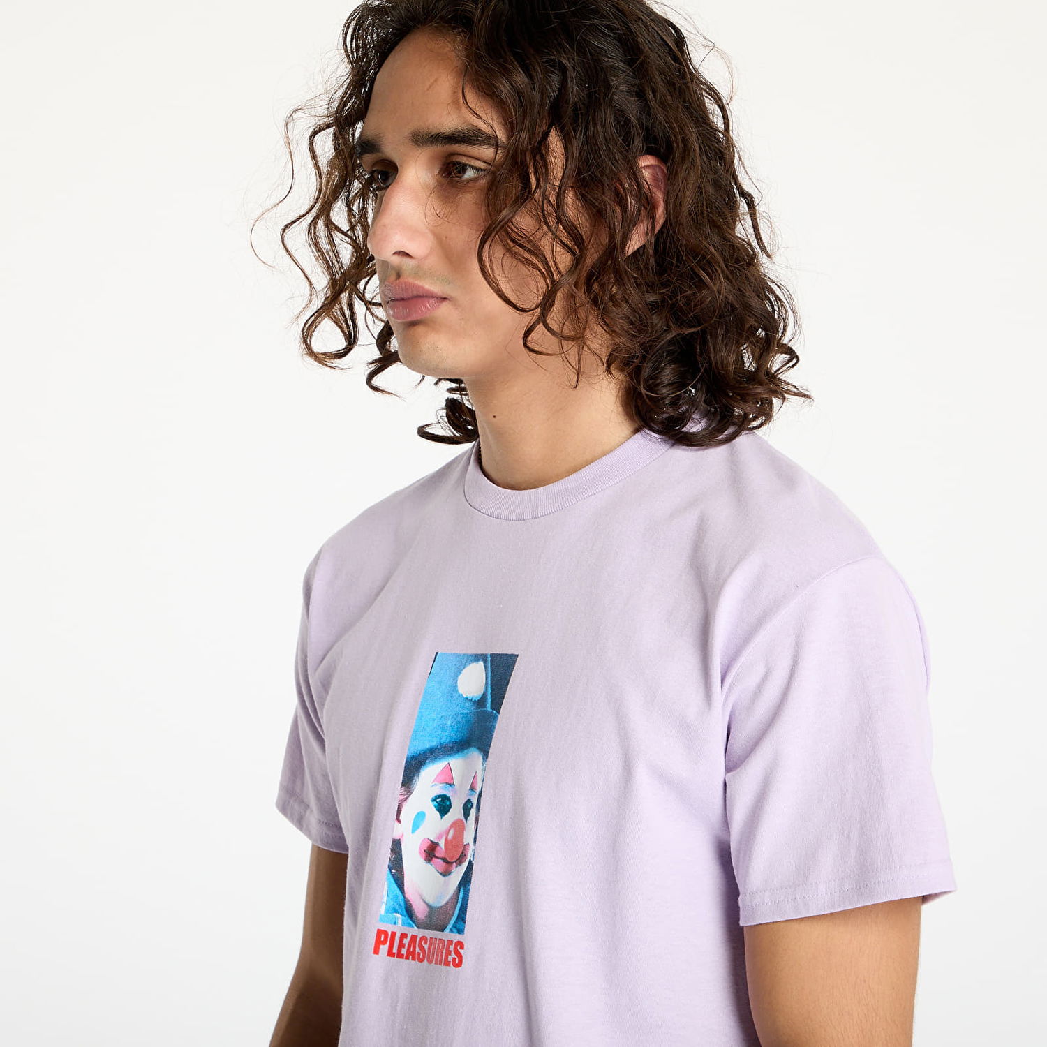 Tričko Pleasures Clown T-Shirt Orchid Fialová | P24F063 ORCHID, 1