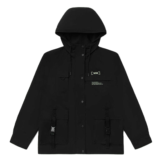 Vetrovka Vans Vans Cargo Hooded Jacket Čierna | VN0A7PZUBLK, 0
