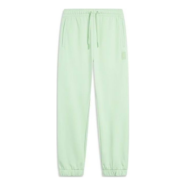 Tepláky Li-Ning Lifestyle High Waist Joggers Zelené | AKLT955-1