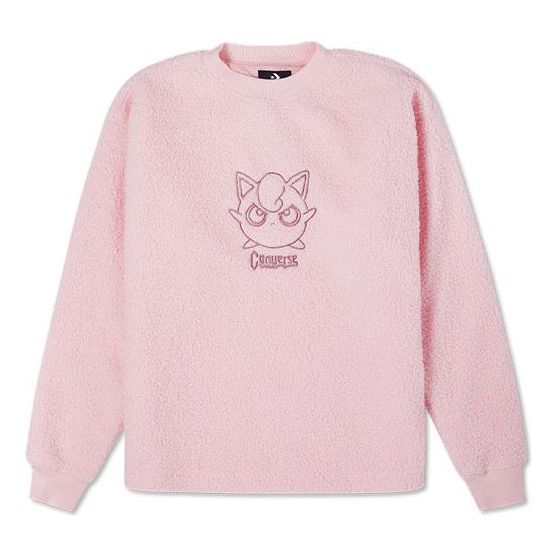 Sveter Converse Converse x Pokemon Embroidered Fleece Sweatshirt Ružová | 10023902-660