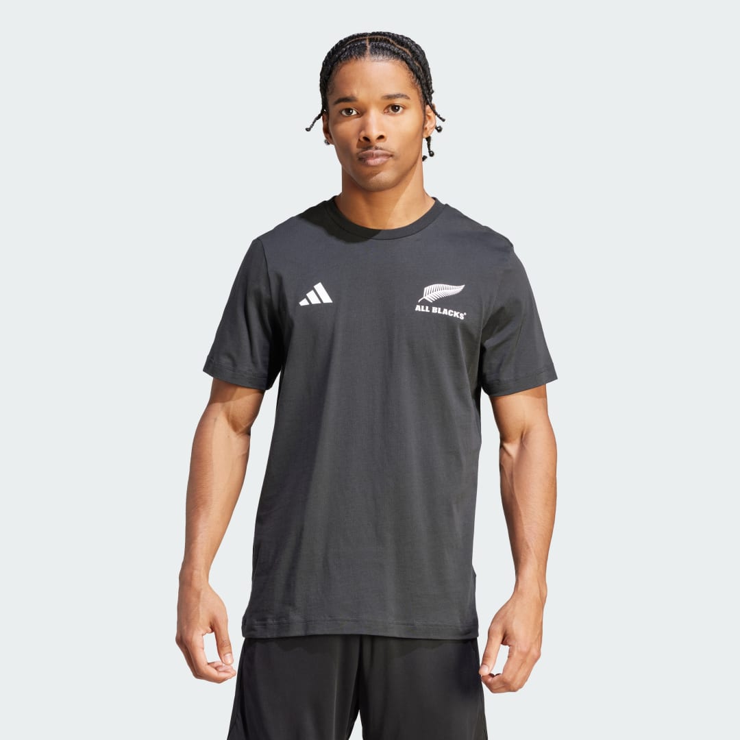 Tričko adidas Originals All Blacks Rugby Cotton Tee Čierna | IK7127, 0