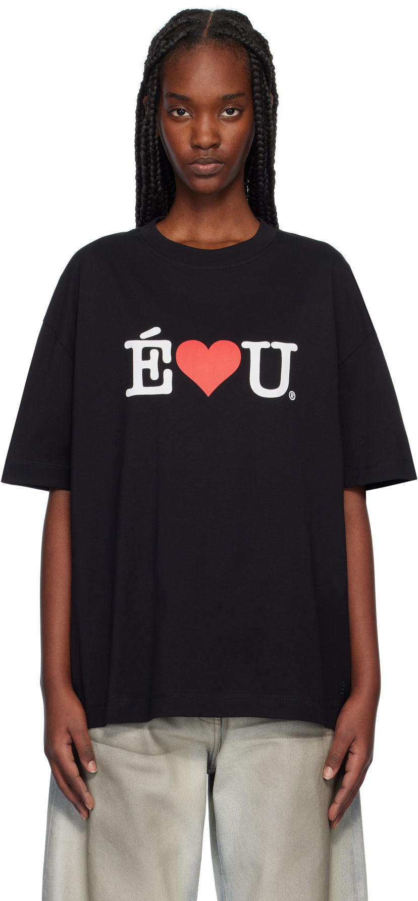 Tričko Études Études 'ÉLU' Relax T-Shirt Čierna | H24MMTSH137-99