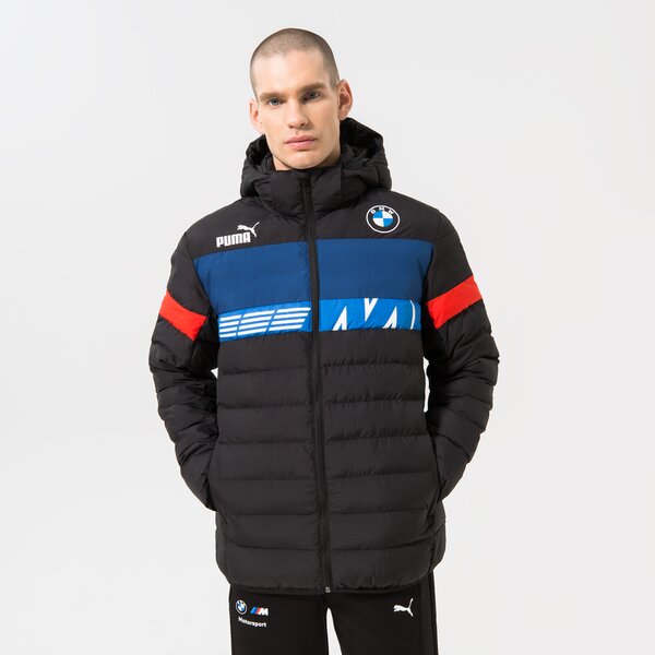 Prešívaná bunda Puma BMW MMS Ecolite Down Sds Padded Hooded Jacket Čierna | 535100-01
