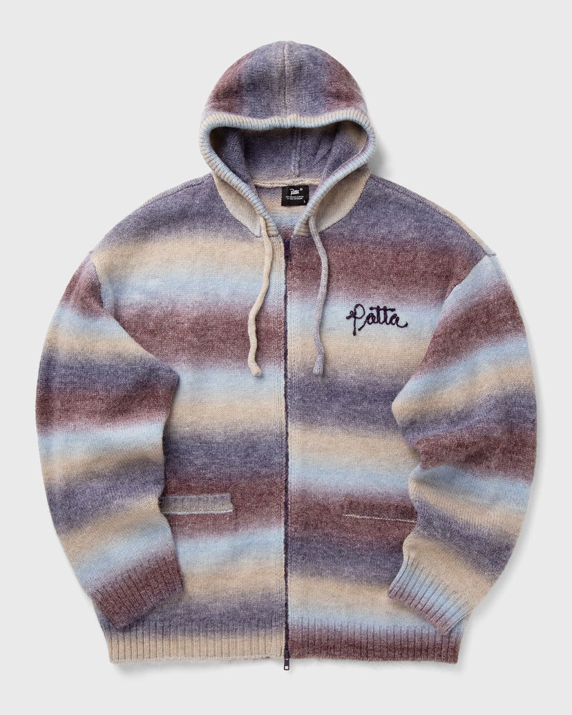 Mikina Patta Space Dye Knitted Hooded Sweater Rôznofarebný | POC-AW25-7000-308-0006-084