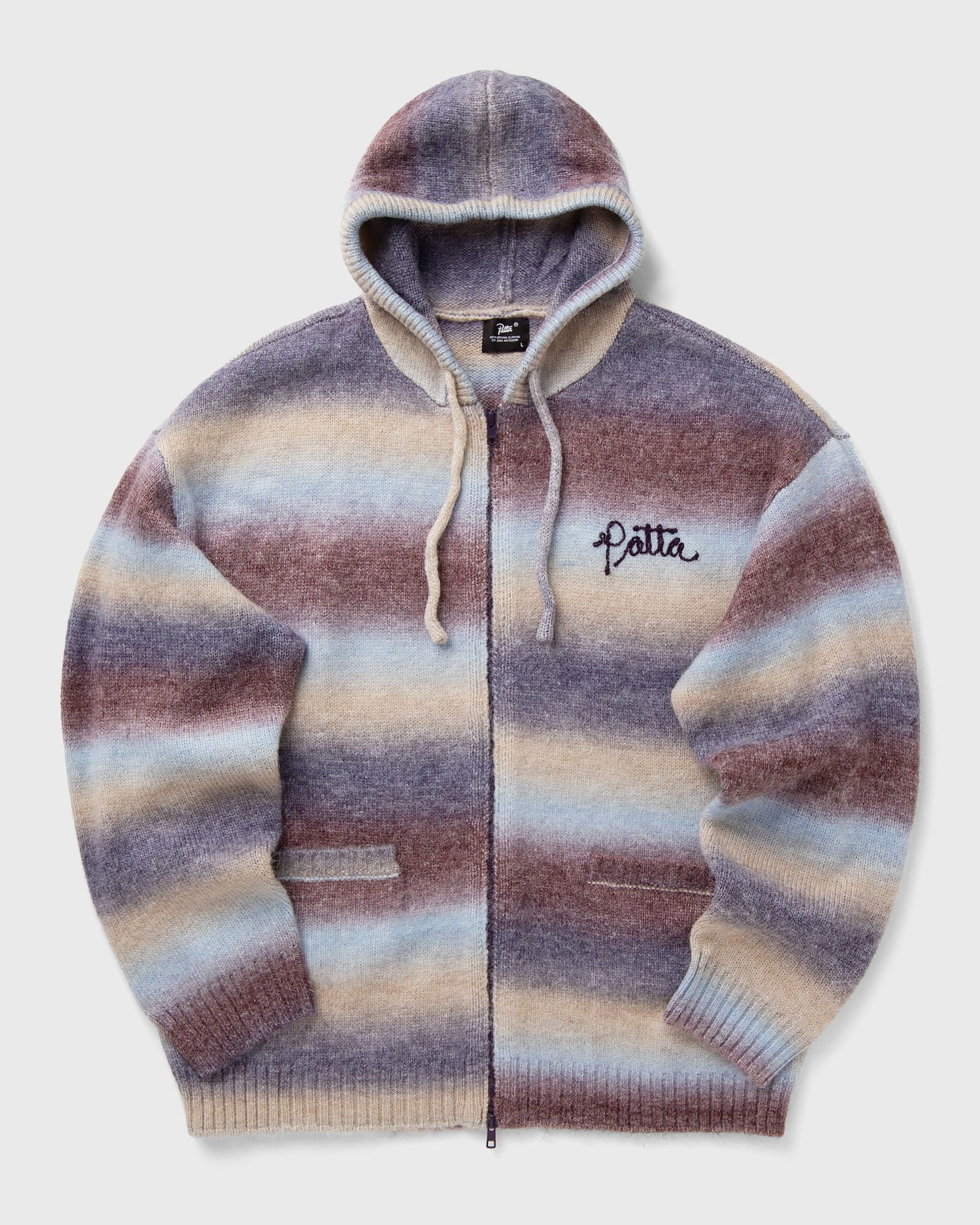 Mikina Patta Space Dye Knitted Hooded Sweater Rôznofarebný | POC-AW25-7000-308-0006-084, 0