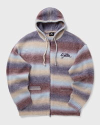 Space Dye Knitted Hooded Sweater