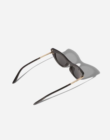 Slnečné okuliare Dolce & Gabbana Dolce & Gabbana Mini Me Glitter Cat-Eye Sunglasses Čierna | VG400QVP1879V000, 3