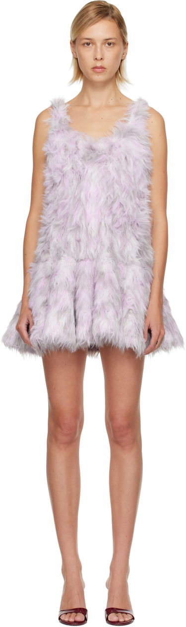 Šaty Diesel M-Astrid Faux-Fur Minidress Rôznofarebný | A21450 0EGCD, 0