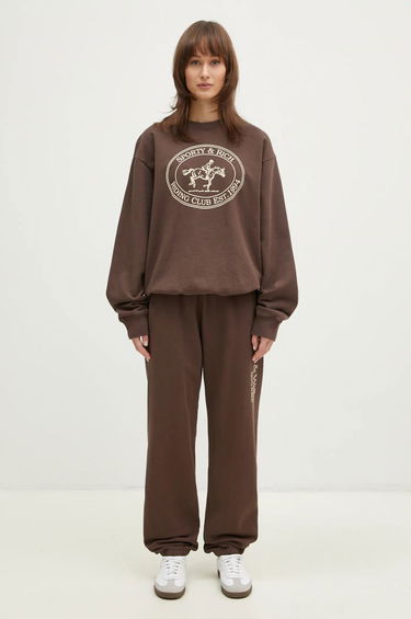 Mikina Sporty & Rich Sporty & Rich Riding Club Sweatshirt Hnedá | ST071512244BR03, 9