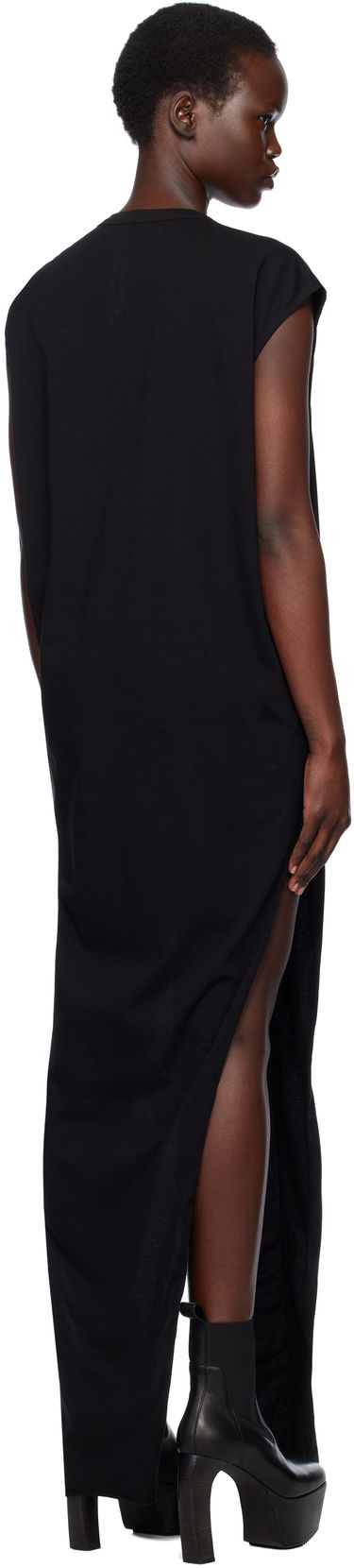 Šaty Rick Owens Rick Owens Hollywood Classic Arrowhead Maxi Dress Čierna | RP01E7514 JA, 2