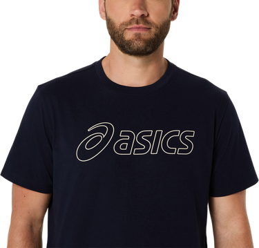 Tričko Asics Big Logo Graphic Short Sleeve T-Shirt Navy | 2031e188-403, 3