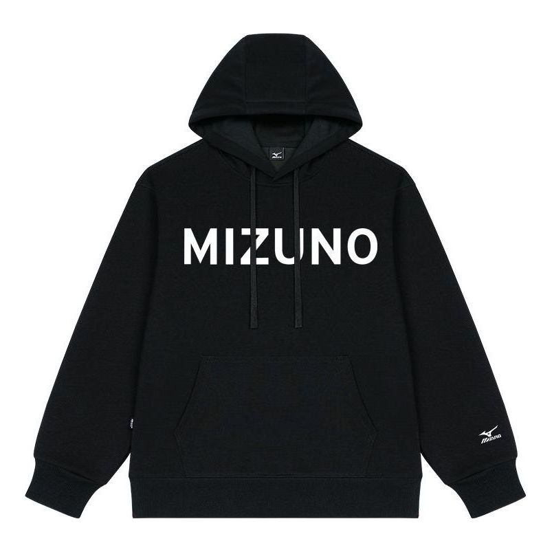 Mikina Mizuno Logo Casual Hoodie Čierna | A2CA2A34