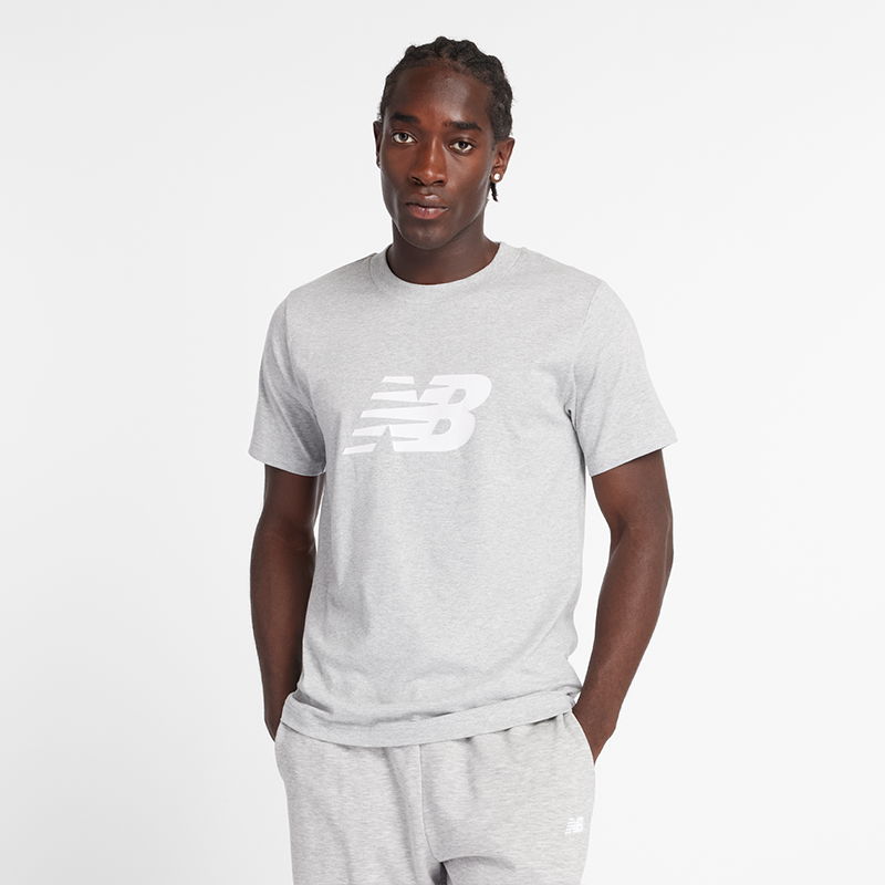 Tričko New Balance NB T-Shirt Šedá | Pánske tričko New Balance MT43906AG – sivé