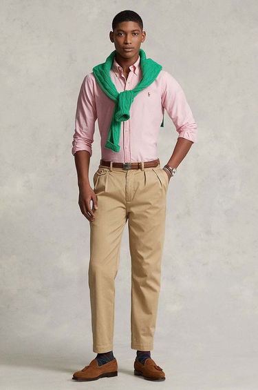 Košeľa Polo by Ralph Lauren Slim Oxford Shirt Ružová | 710549084008, 2