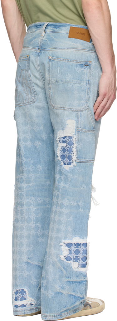 Džínsy AMIRI AMIRI Repair Carpenter Jeans Modrá | AMDNGH1094, 2
