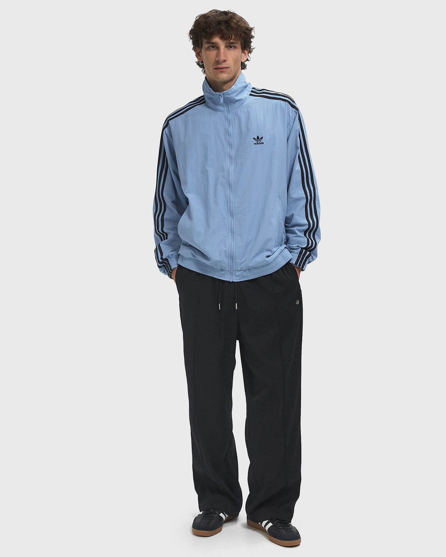 Vetrovka adidas Performance Adicolor Woven Firebird Track Jacket Modrá | JY1331, 1