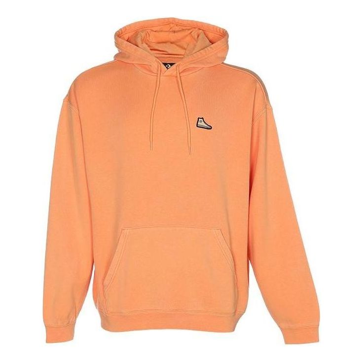 Mikina Converse Go-To Patch Loose-Fit Pullover Hoodie Oranžová | 10025537-A05