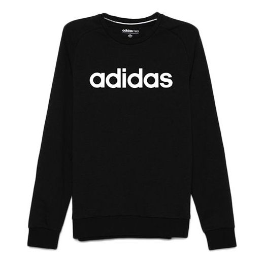 Sveter adidas Originals Essentials Linear Pullover Čierna | DM4269