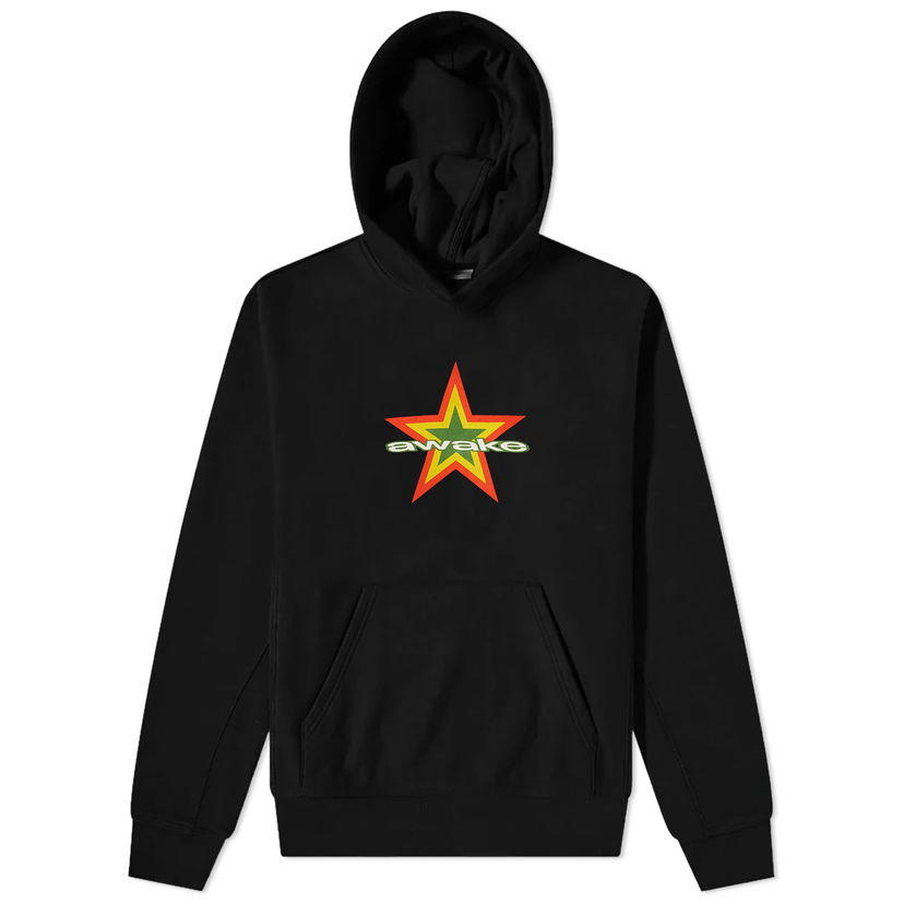 Mikina Awake NY Star Logo Hoodie Čierna | AWK-FW23-HD004-BLK