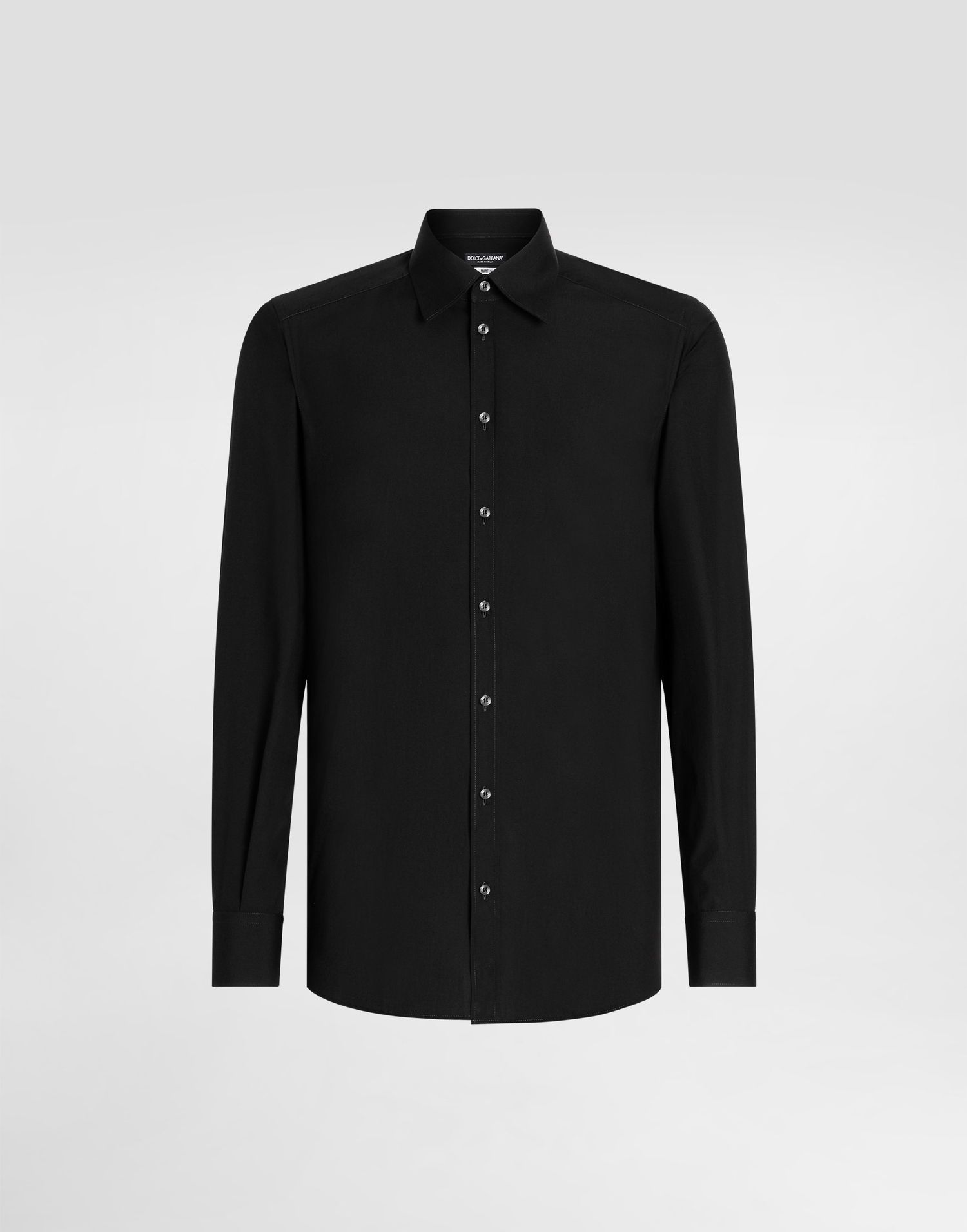 Košeľa Dolce & Gabbana Supima Cotton Martini Shirt 39 Čierna | G5MM4TFU5T9N0000, 0