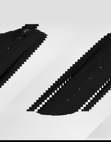 Košeľa Dolce & Gabbana Supima Cotton Martini Shirt 39 Čierna | G5MM4TFU5T9N0000, 0