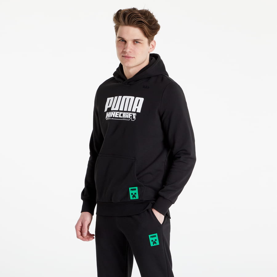 Mikina Puma Minecraft x Hoodie Čierna | 534376 01, 0