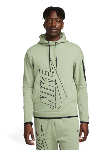Mikina Nike Tech Fleece Hoodie Zelené | DX0577-386
