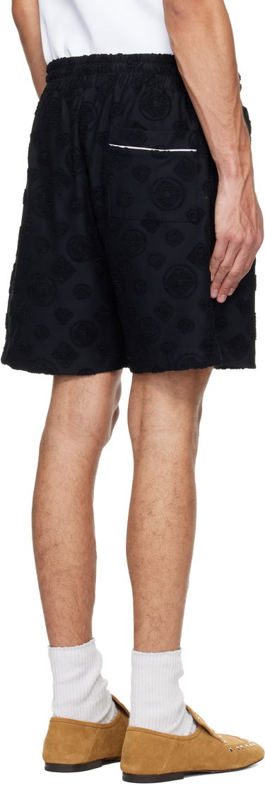 Šortky Casablanca Towelling Monogram Shorts Čierna | M-SP26-JTR-271-02, 2