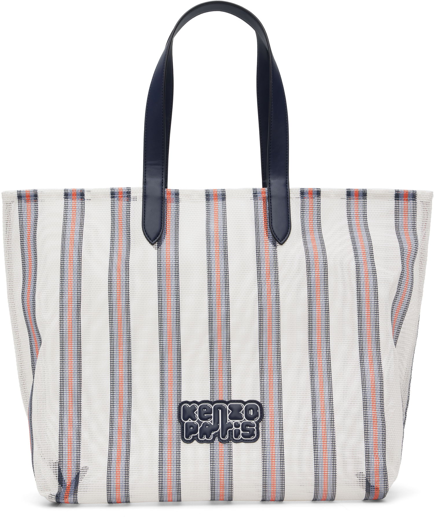 Tote bag KENZO Kenzo 'KENZO Coast Lines' Large Tote Bag Biela | FF68SA411FS1, 0