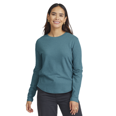Tričko Allbirds Merino Long Sleeve Modrá | A11197W, 0