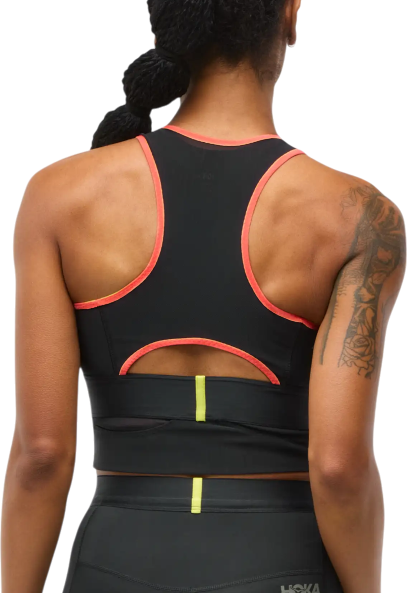 Tielko Hoka One One Hoka Race Day Crop Top Čierna | 1166630-blk, 1