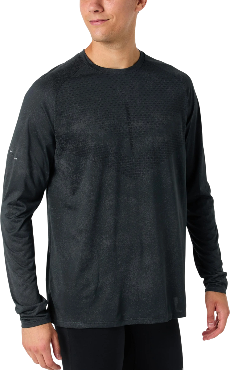 Tričko Nike Stride Long-Sleeved Shirt Čierna | im7836-045