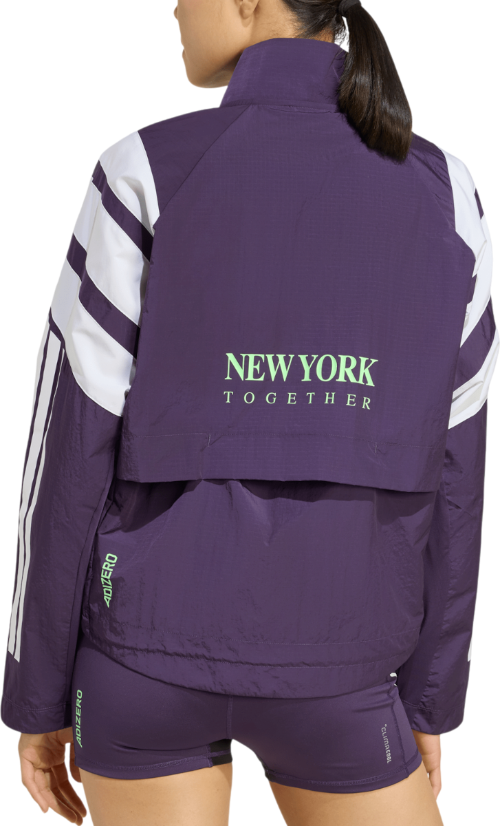 Bunda adidas Originals Adizero New York City Track Jacket Fialová | jy6994, 1