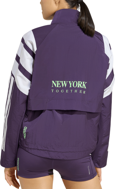 Bunda adidas Originals Adizero New York City Track Jacket Fialová | jy6994, 1