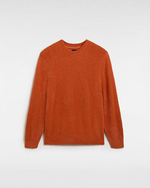 Mikina Vans Elmsford Solid Crew Sweatshirt Oranžová | VN000HE4C9J, 0