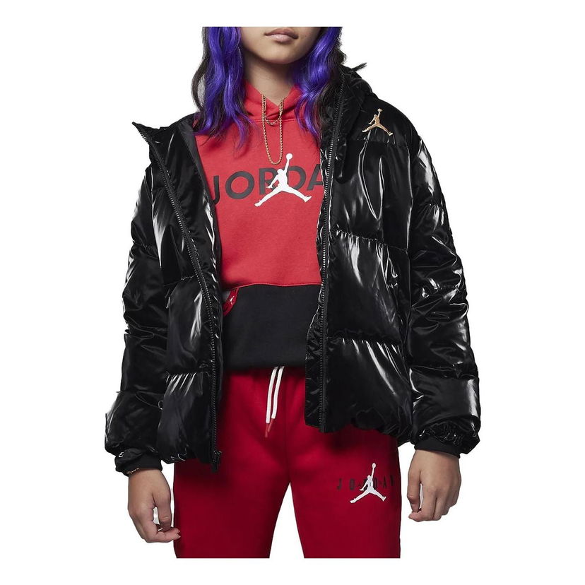 Prešívaná bunda Jordan Air Jordan Warm Down Jacket Čierna | FB9266-010