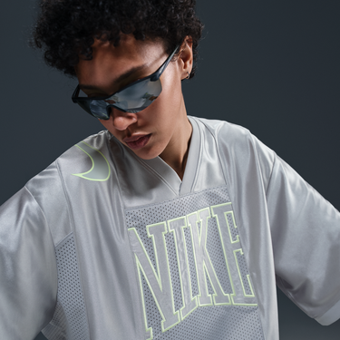 Dres Nike Nike Sportswear Street Loose Fit Graphic Short Sleeve Jersey Šedá | HJ0280-077, 2