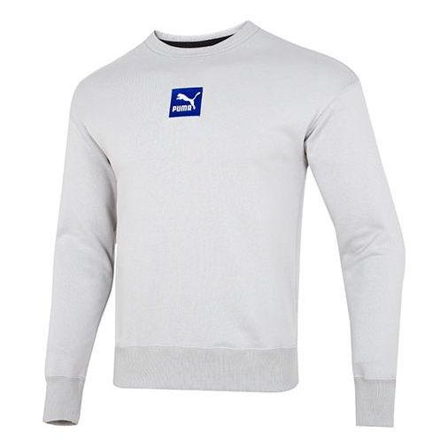 Sveter Puma Emb Logo Sweatshirt Šedá | 536773-07