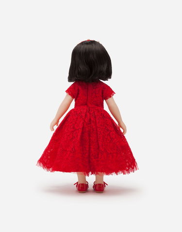 Flexstyle Dolce & Gabbana Lace Dress Doll Červená | LCJA18G7VAWS9000, 2