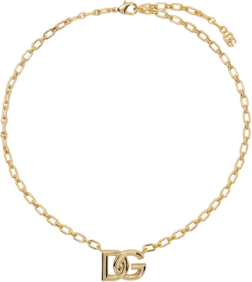 Náhrdelník Dolce & Gabbana Gold 'DG' Necklace Metalická | WNN5L3W1111, 0