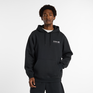 Mikina New Balance Pullover Hoodie with Kangaroo Pocket Čierna | NBMT53528BK, 0