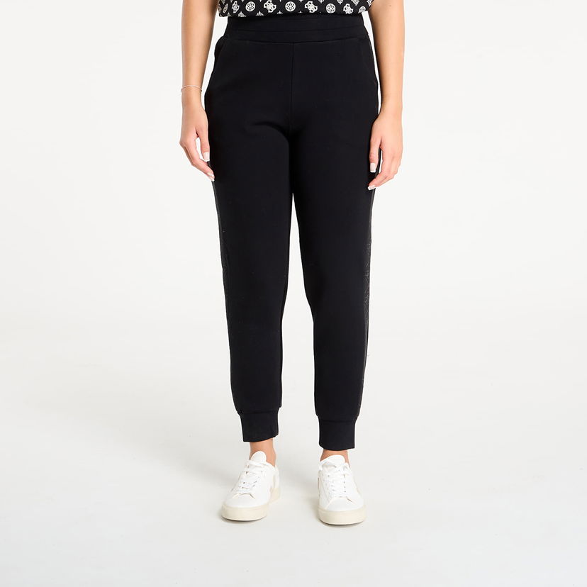 Nohavice GUESS GUESS New Victoire Scuba Pants Čierna | W5YB11KBYE2-JBLK