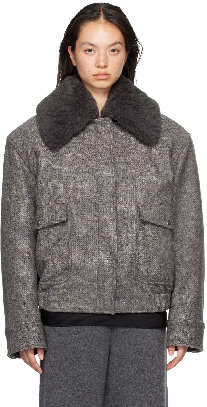 Wool Trimmed Jacket