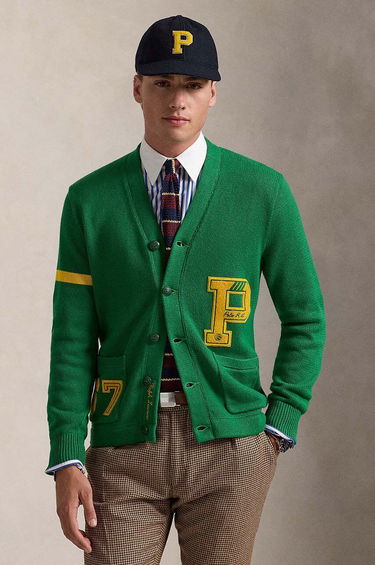Sveter Polo by Ralph Lauren Longsleeve Cardigan Zelené | 710949299, 0