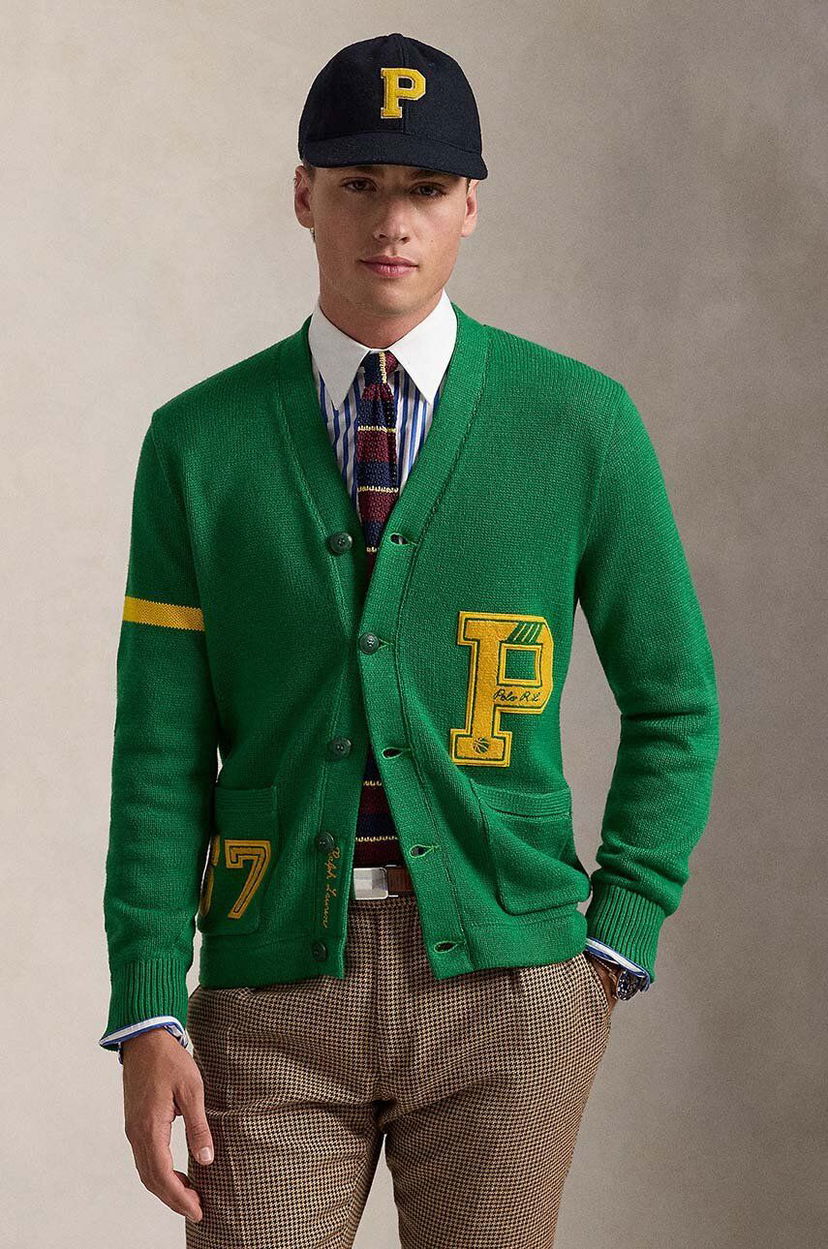 Sveter Polo by Ralph Lauren Longsleeve Cardigan Zelené | 710949299