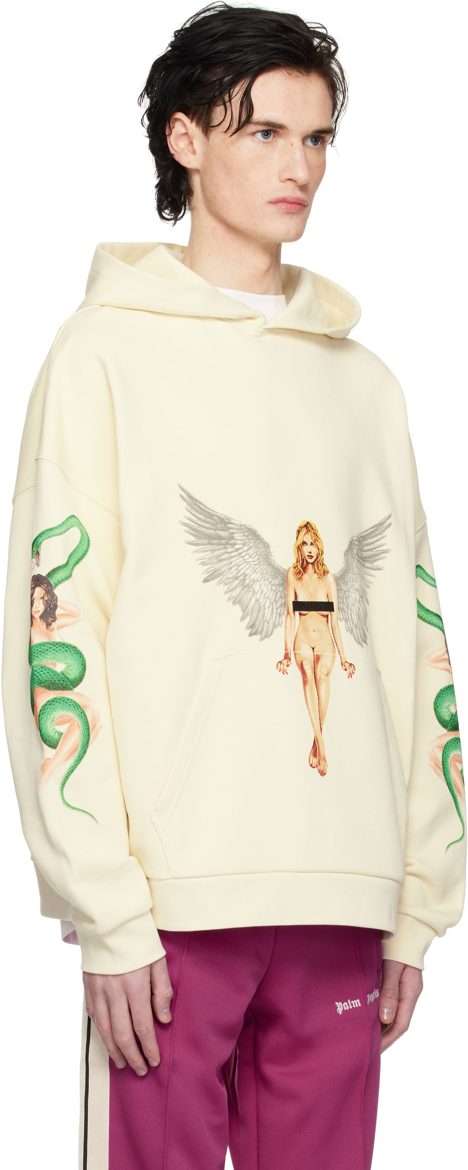 Pin Up Print Hoodie