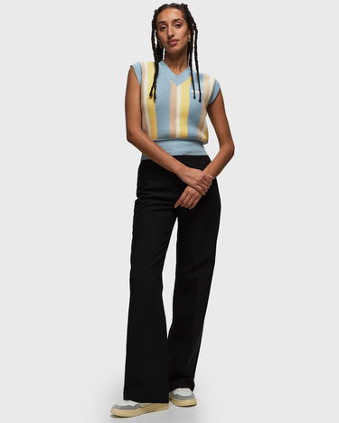 Vesta Autry Knitted Striped Vest Modrá | VEPW560X, 2